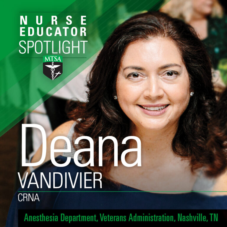 Nurse Educator Student Spotlight cover photo for Deana Vandivier