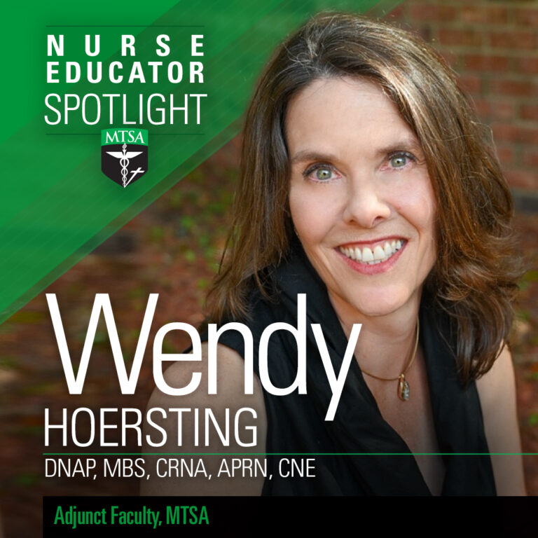 Nurse Educator Student Spotlight cover photo for Wendy Hoersting